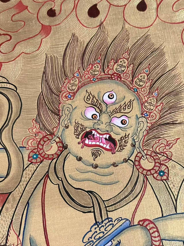 Palden Lhamo - The Protectress Of Tibet Thangka