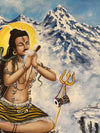 Lord Shiva Yoga Masterpiece Thangka