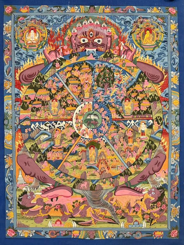Wheel Of Life Masterpiece Thangka