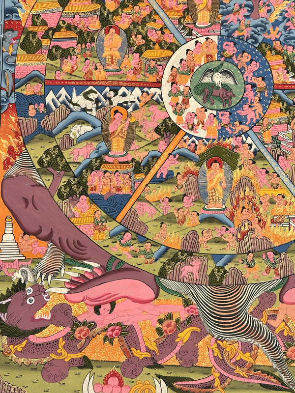 Wheel Of Life Masterpiece Thangka