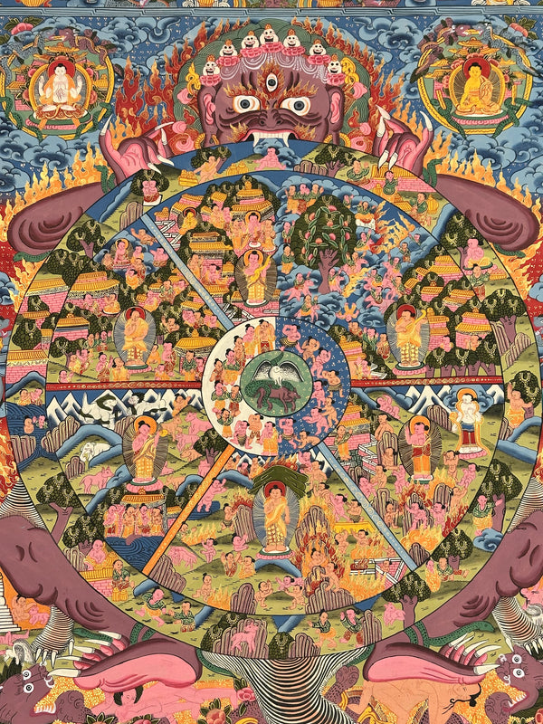 Wheel Of Life Masterpiece Thangka
