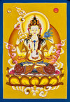 Chenrezig Masterpiece Thangka Painting