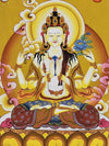 Chenrezig Masterpiece Thangka Painting
