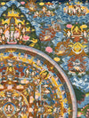 Buddha Life Story Mandala Thangka