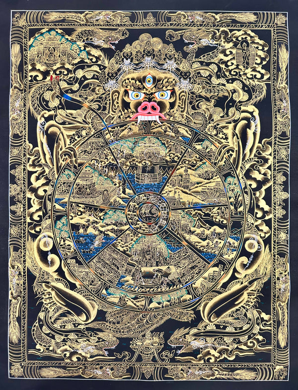 Wheel Of Life Masterpiece Thangka