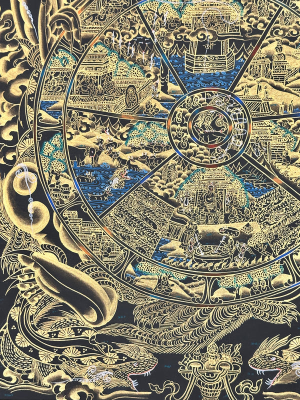 Wheel Of Life Masterpiece Thangka