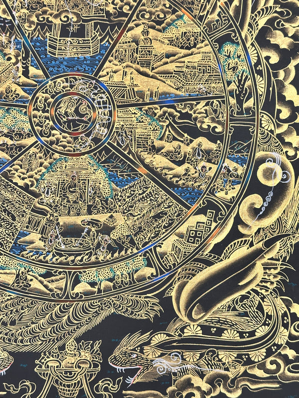 Wheel Of Life Masterpiece Thangka