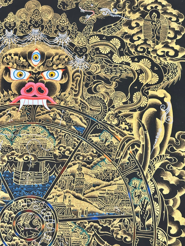 Wheel Of Life Masterpiece Thangka