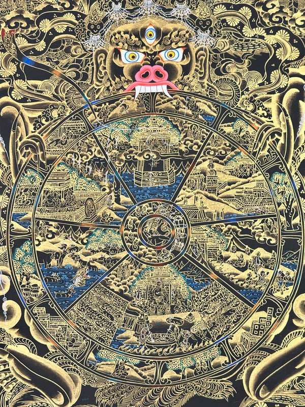 Wheel Of Life Masterpiece Thangka