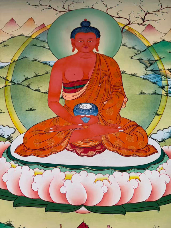 Amitabha Buddha Thangka - Art Of Tibet