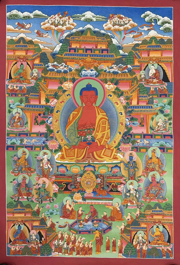 Amitabha Buddha Thangka - Art Of Tibet