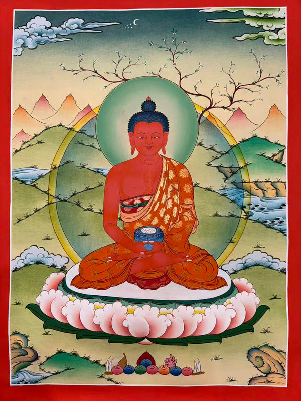 Amitabha Buddha Thangka - Art Of Tibet
