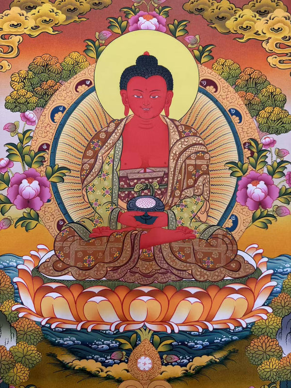 Amitabha Buddha Thangka - Art Of Tibet