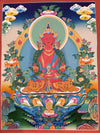 Amitayus Buddha Tibetan Thangka Painting - Art Of Tibet
