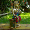 Amoghasiddhi Blessing Buddha Bronze Statue with Stone Inlaid - Art Of Tibet