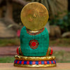 Amoghasiddhi Blessing Buddha Bronze Statue with Stone Inlaid - Art Of Tibet