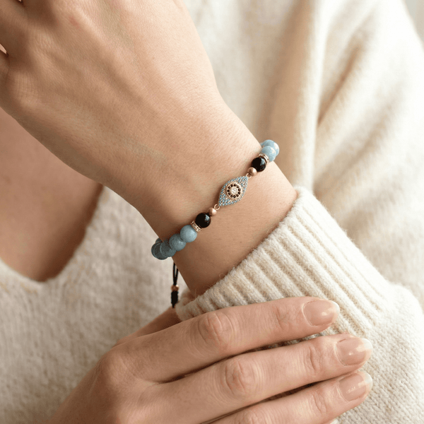 Aquamarine Energy Of The Sea Bracelet - Art Of Tibet