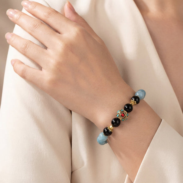 Aquamarine Energy Of The Sea Bracelet - Art Of Tibet
