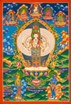 Avalokiteshvara Large Thangka Painting - Art Of Tibet
