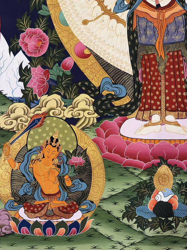 Avalokiteshvara Large Thangka Painting - Art Of Tibet