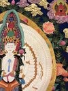 Avalokiteshvara Large Thangka Painting - Art Of Tibet