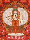 Avalokiteshvara Thangka Painting - Art Of Tibet