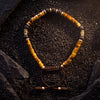 Tiger Eye and Onyx Heishi Beads Bracelet