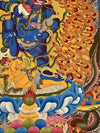 Black Jambala Masterpiece Large Thangka - Art Of Tibet