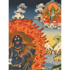 Black Jambala Masterpiece Thangka - Art Of Tibet