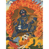 Black Jambala Masterpiece Thangka - Art Of Tibet