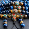Blue Tiger Eye Mala - Art Of Tibet