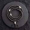 Bone and Skull Impermanence Mala - Art Of Tibet