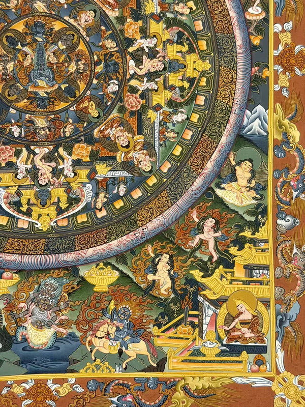 Buddha Life Story Mandala Thangka - Art Of Tibet