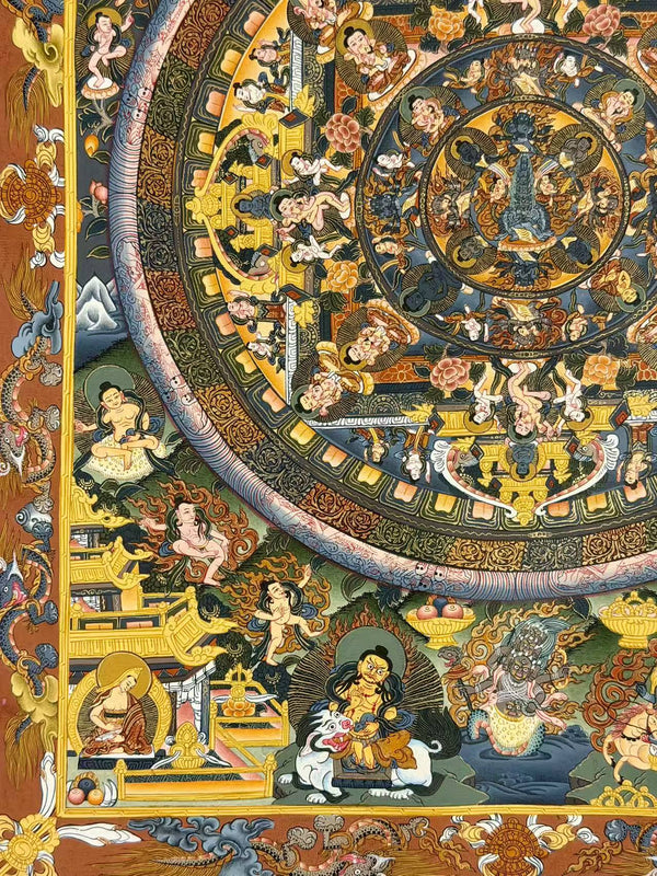 Buddha Life Story Mandala Thangka - Art Of Tibet