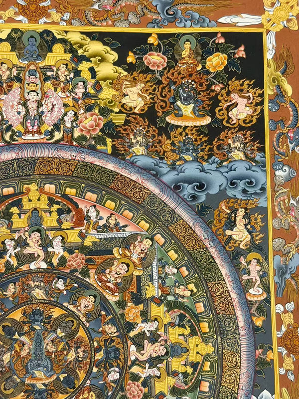 Buddha Life Story Mandala Thangka - Art Of Tibet