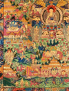 Buddha Life Story Thangka - Art Of Tibet