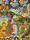 Buddha Life Story Thangka - Art Of Tibet