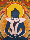 Buddha Shakti Yab - Yum Tibetan Thangka Painting - Art Of Tibet