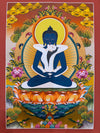 Buddha Shakti Yab - Yum Tibetan Thangka Painting - Art Of Tibet
