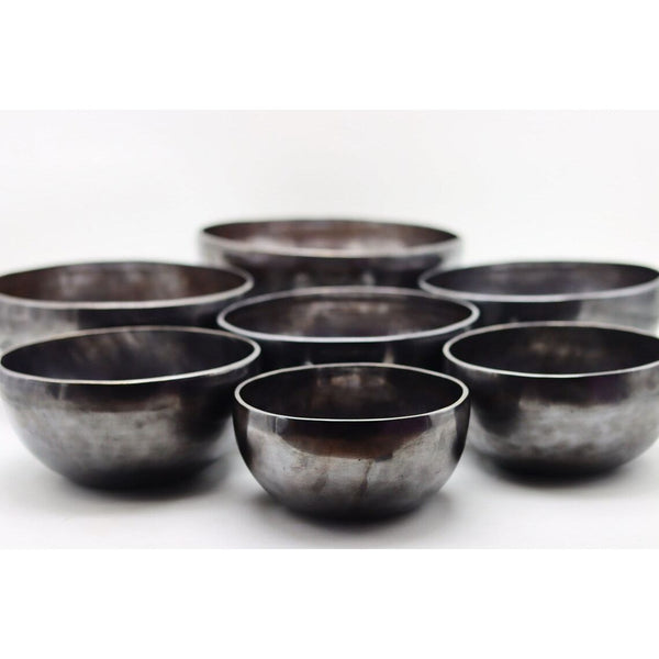 Chakra Align Blue Singing Bowl Set - Art Of Tibet