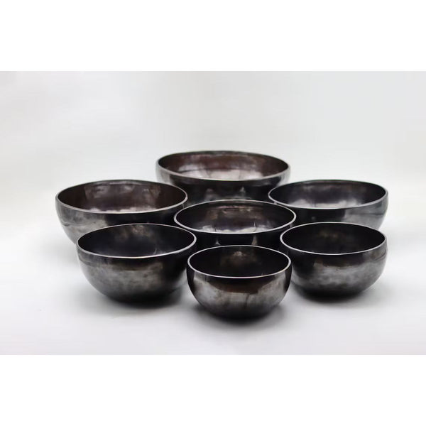 Chakra Align Blue Singing Bowl Set - Art Of Tibet
