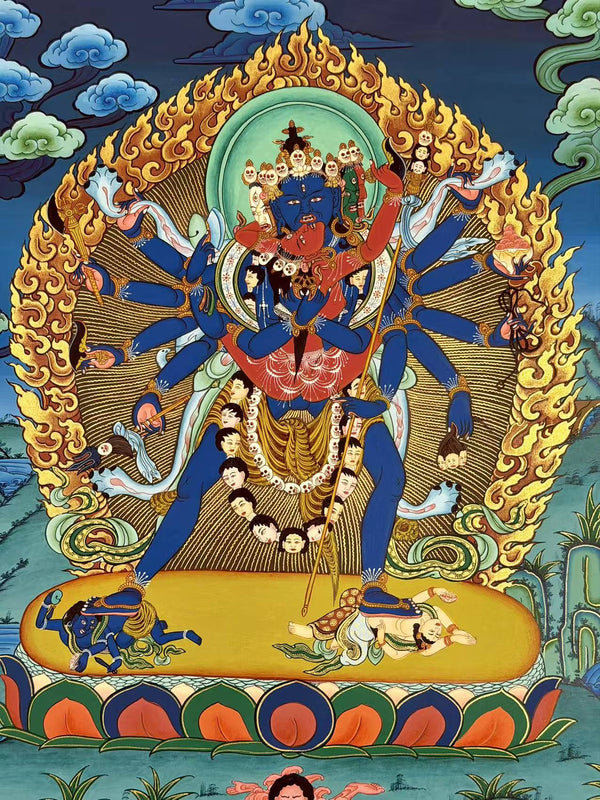 Chakrasamvara Thangka - Art Of Tibet