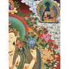 Chenrezig Masterpiece Large Thangka Painting - Art Of Tibet