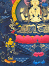 Chenrezig Masterpiece Large Thangka Painting - Art Of Tibet