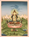 Chenrezig Thangka - Art Of Tibet