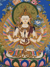 Chenrezig Thangka - Art Of Tibet
