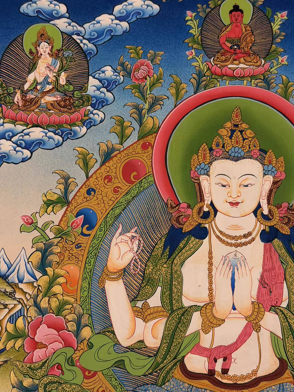 Chenrezig Thangka - Art Of Tibet