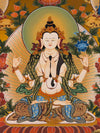 Chenrezig Thangka - Art Of Tibet