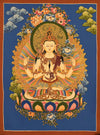 Chenrezig Thangka - Art Of Tibet