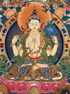 Chenrezig Thangka - Art Of Tibet